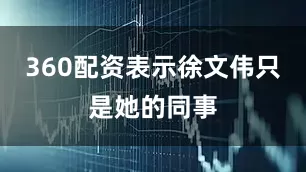360配资表示徐文伟只是她的同事